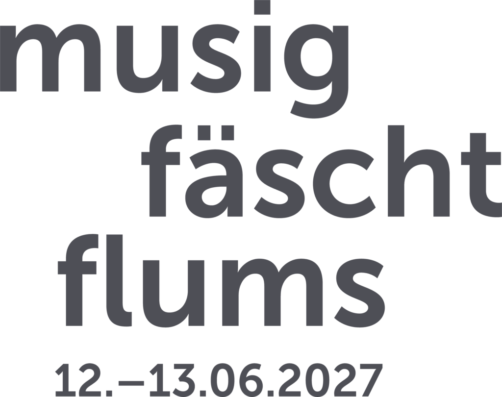 Logo Musigfäscht Flums 2027, 12.–13.06.2027
